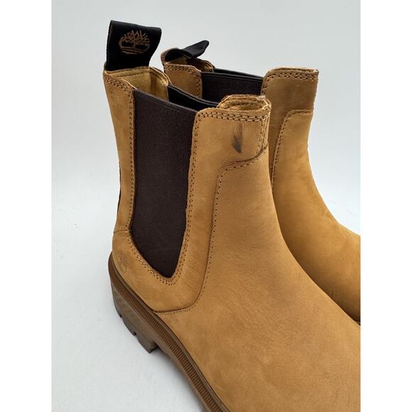 Timberland CORTINA VALLEY Women's NWD Chelsea Boot Light Brown US Size 6 Medium - Picture 3 of 12